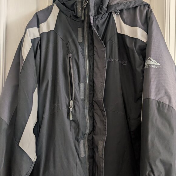 Men's Free Country Winter Jacket w/Hood-Size Medium - Picture 1 of 5